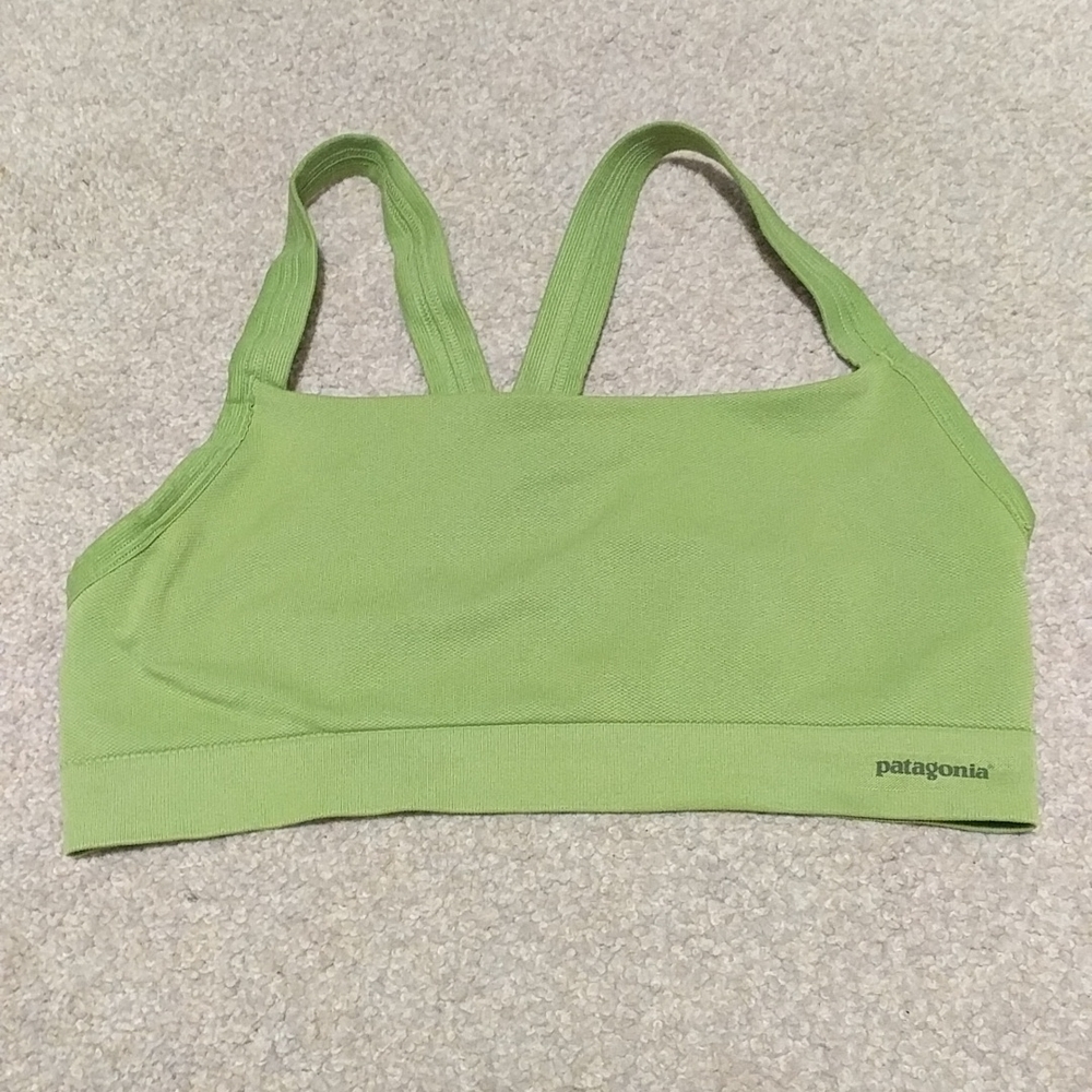 Green Patagonia Sports Bra